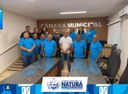 Na tarde da última quinta-feira, 8 de maio, o presidente da Câmara Municipal de Natuba- Casa Pedro de Araújo realizou a entrega de fardamentos aos funcionários da Casa. 