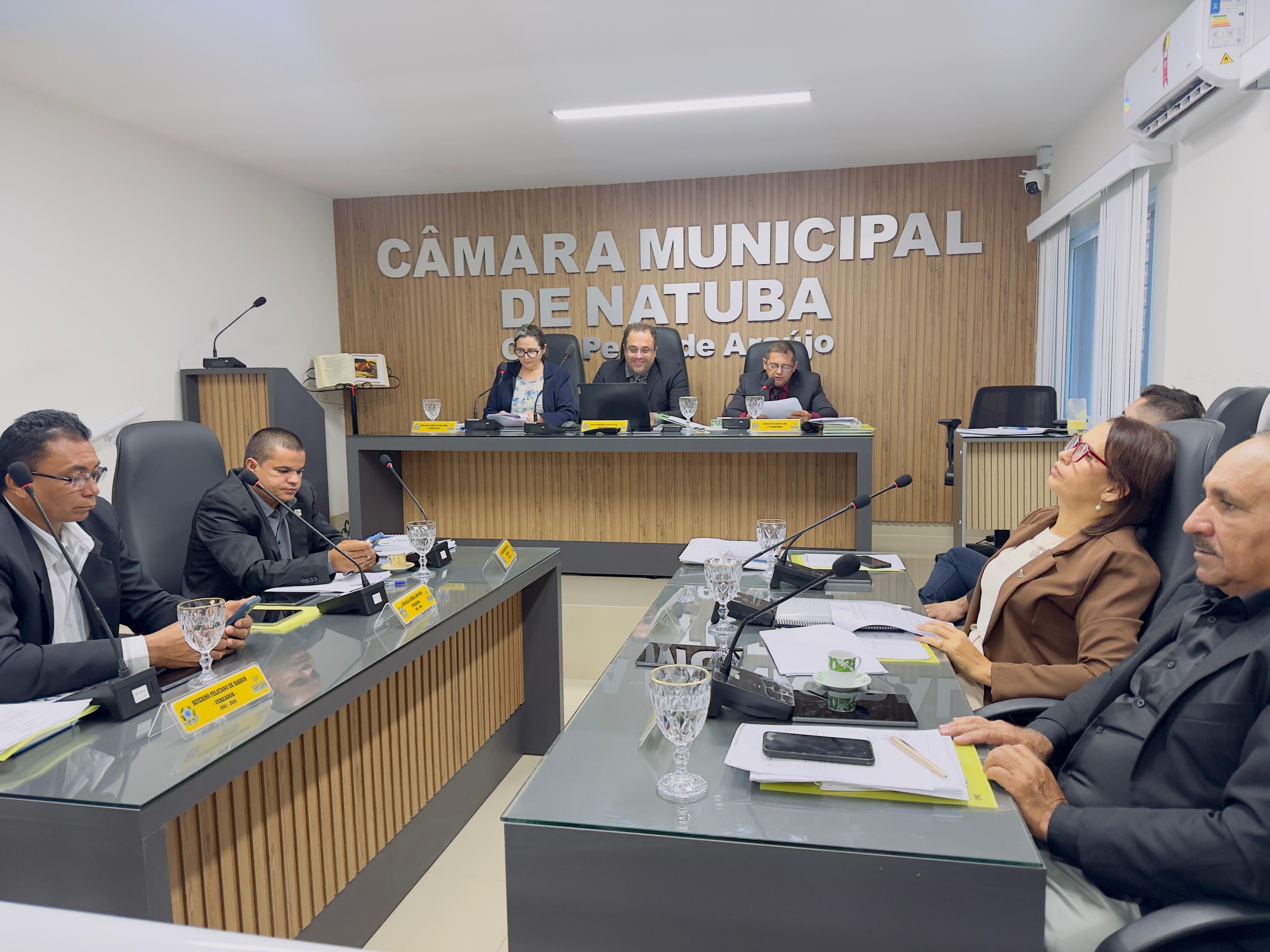 Na última Sexta (9) foi realizada mais uma Sessão Ordinária na Câmara Municipal de Natuba.